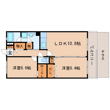 静岡駅 バス17分  ポリテクセンター静岡下車：停歩8分 1階の物件間取画像